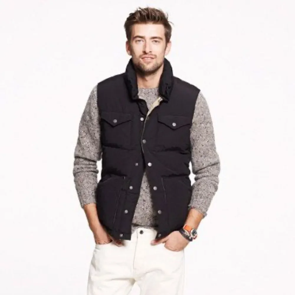 J. Crew Boulder Vest Expedition Down in Olive Green